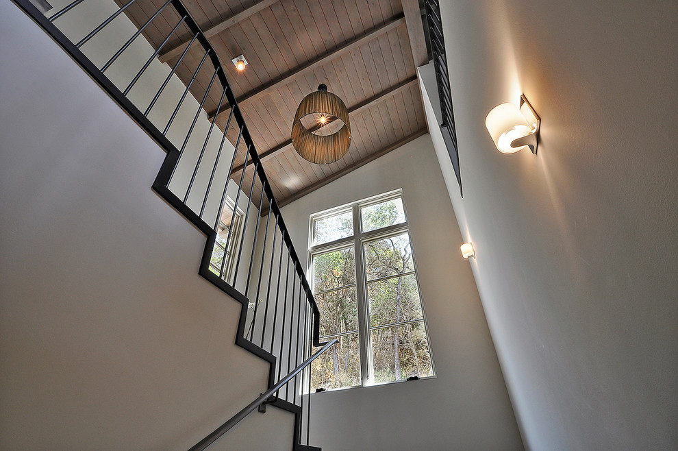 Inspiration for a mediterranean staircase remodel in Austin