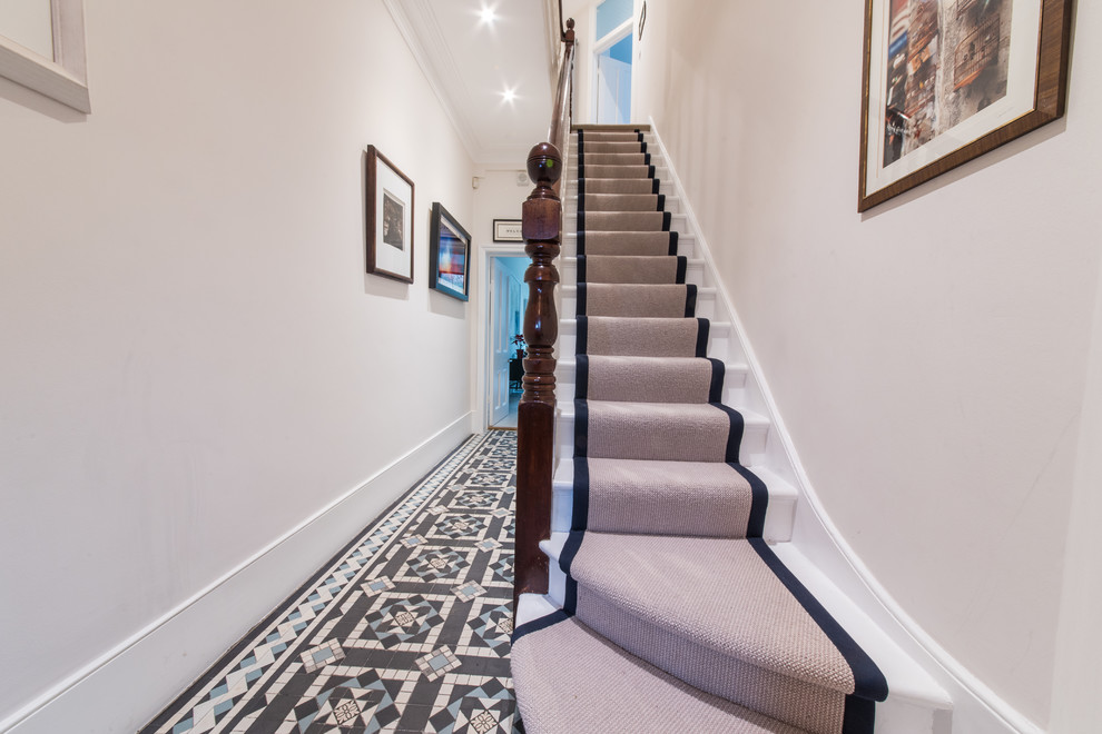 Elegant staircase photo in London