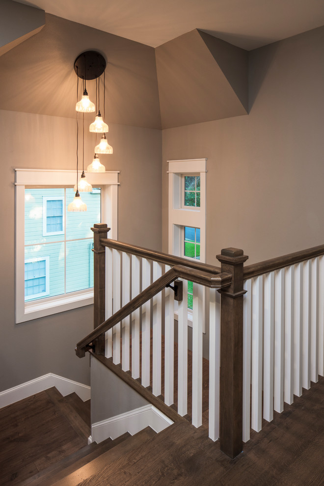 Design ideas for a traditional staircase in Austin.