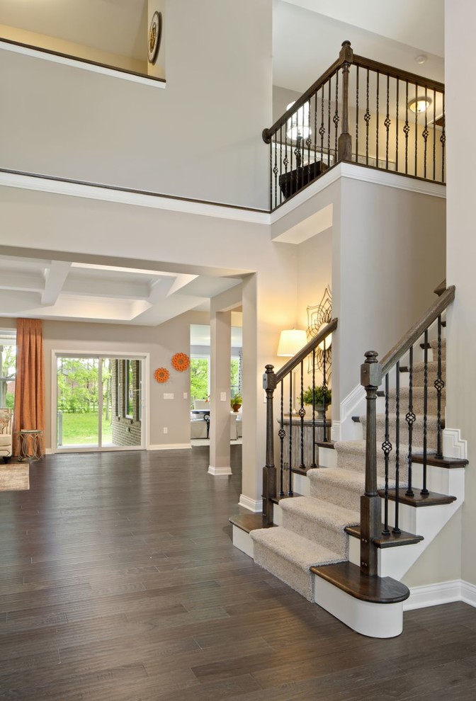The Nashville model Walnut Meadows Staircase Cincinnati by