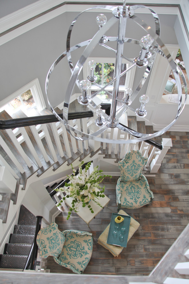 Inspiration for an eclectic staircase in Louisville.