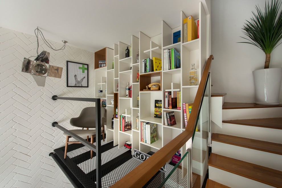 Example of a trendy staircase design in Singapore