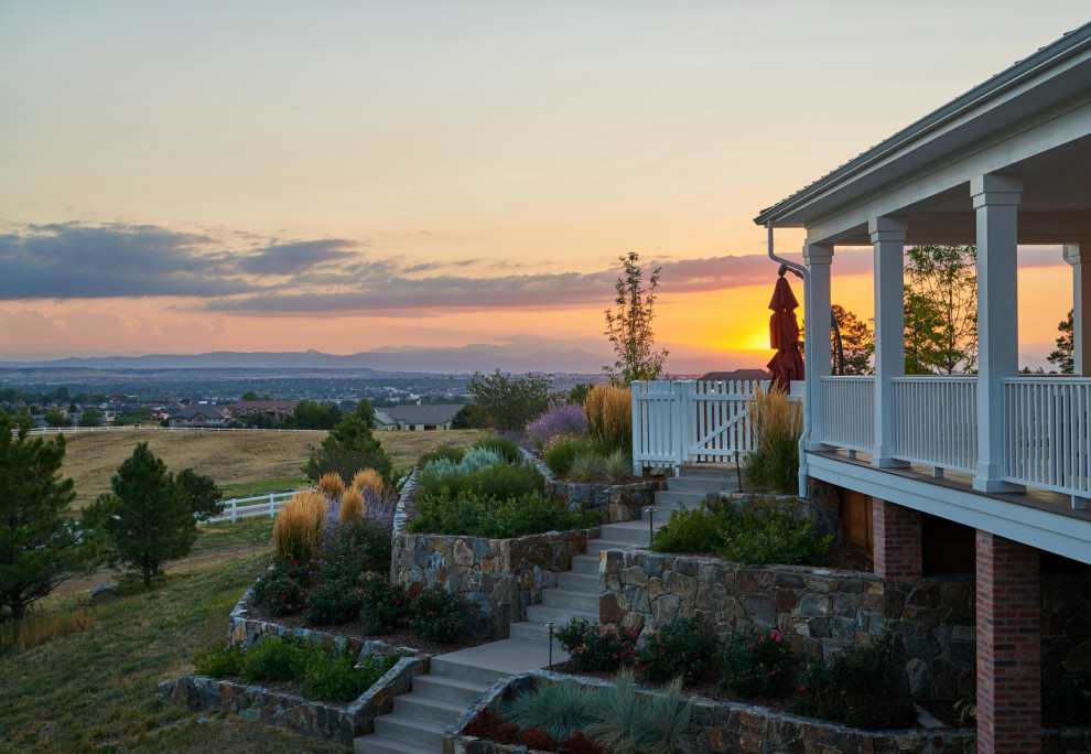 Traditional in a Colorado Ranch Setting - Traditional - Staircase ...
