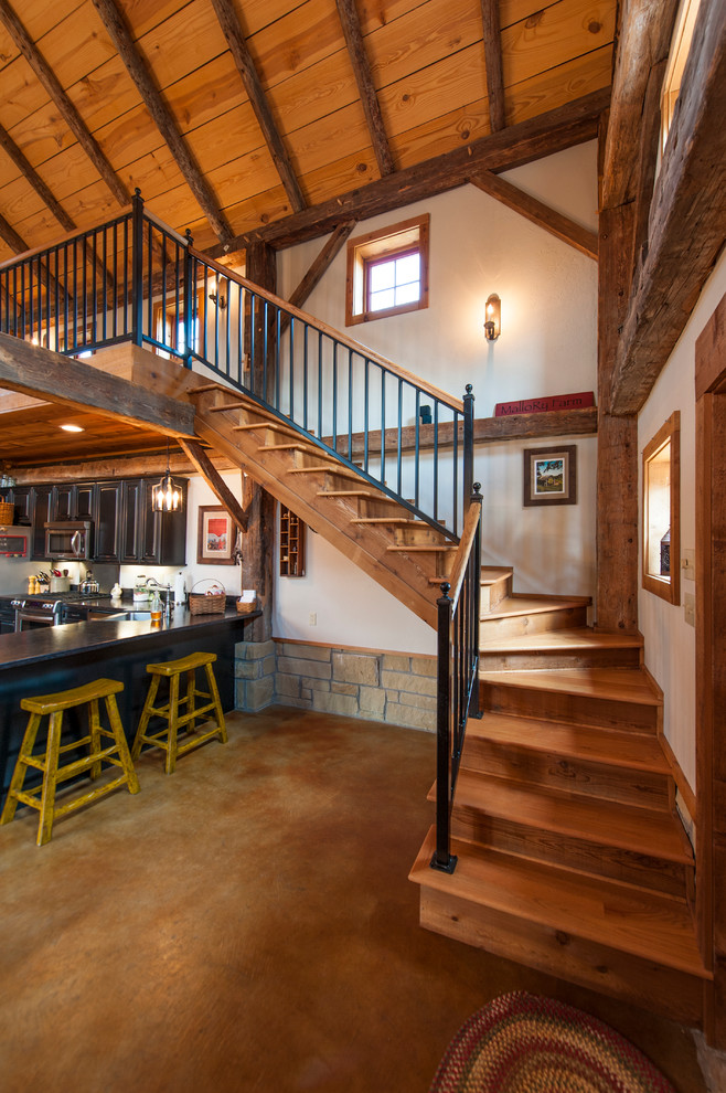 Inspiration for a timeless staircase remodel in Austin