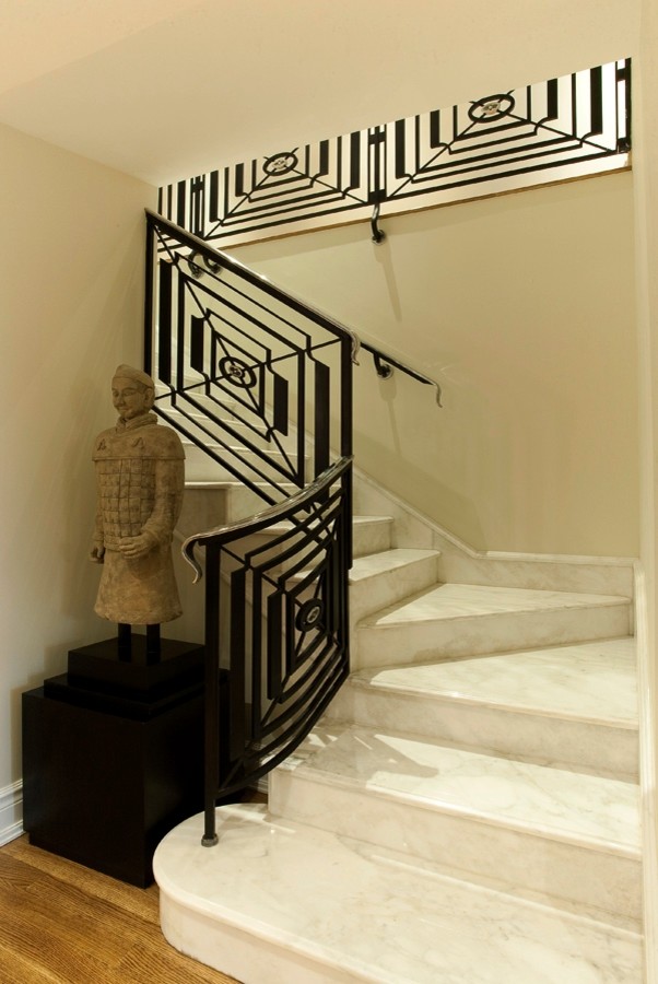 Inspiration for a classic staircase in New York.