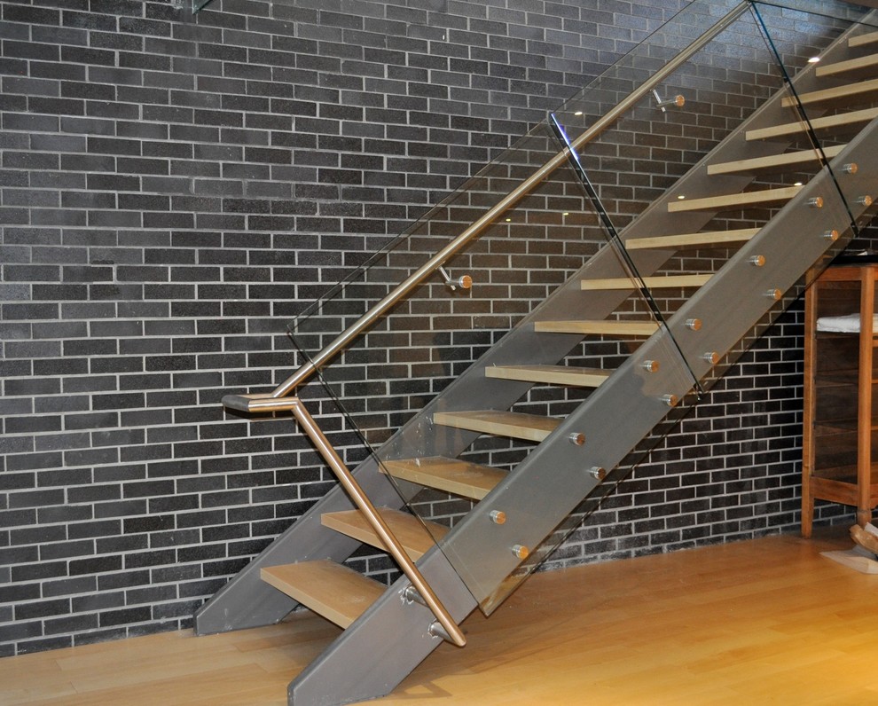 Inspiration pour un grand escalier design.