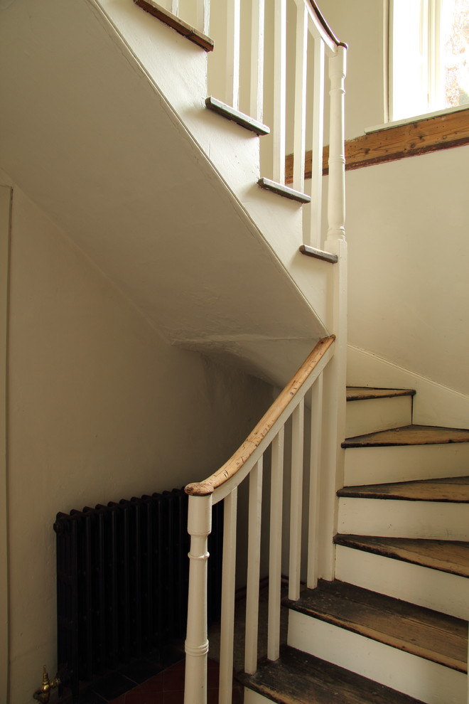 Staircase - shabby-chic style staircase idea in Dublin