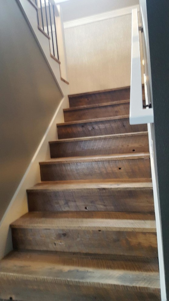 This is an example of a farmhouse staircase in Other.
