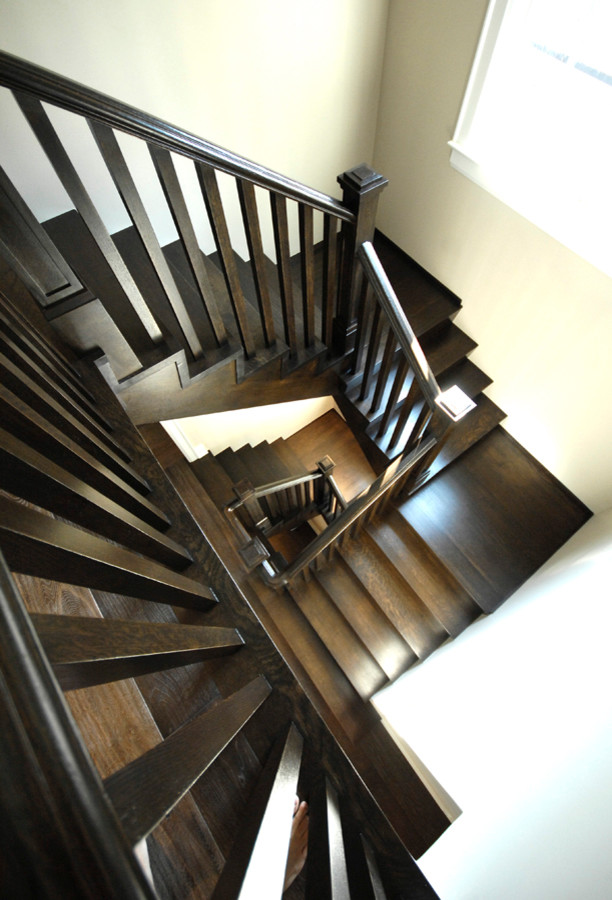 Victoria Transitional Staircase Toronto by Deluxe Stair