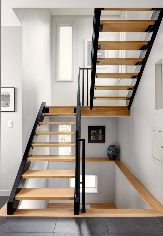 View Ridge Scrape & Two Story Addition - Modern - Staircase - Seattle ...