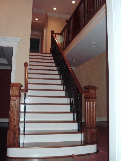 Photo of a classic staircase in Charlotte.
