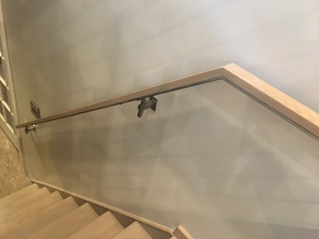 Wall Mounted Handrails Modern Staircase Philadelphia By Capozzoli Stairworks Houzz Nz - Wall Mounted Stair Railing Ideas