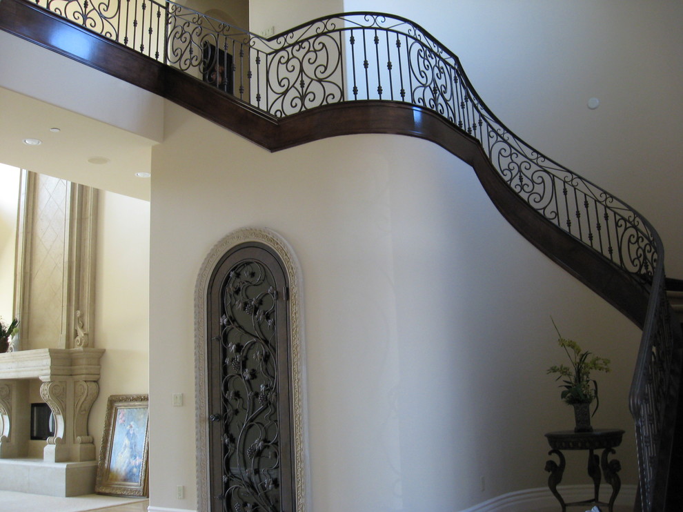 Welded Railings Traditional Staircase Las Vegas by JD Stairs