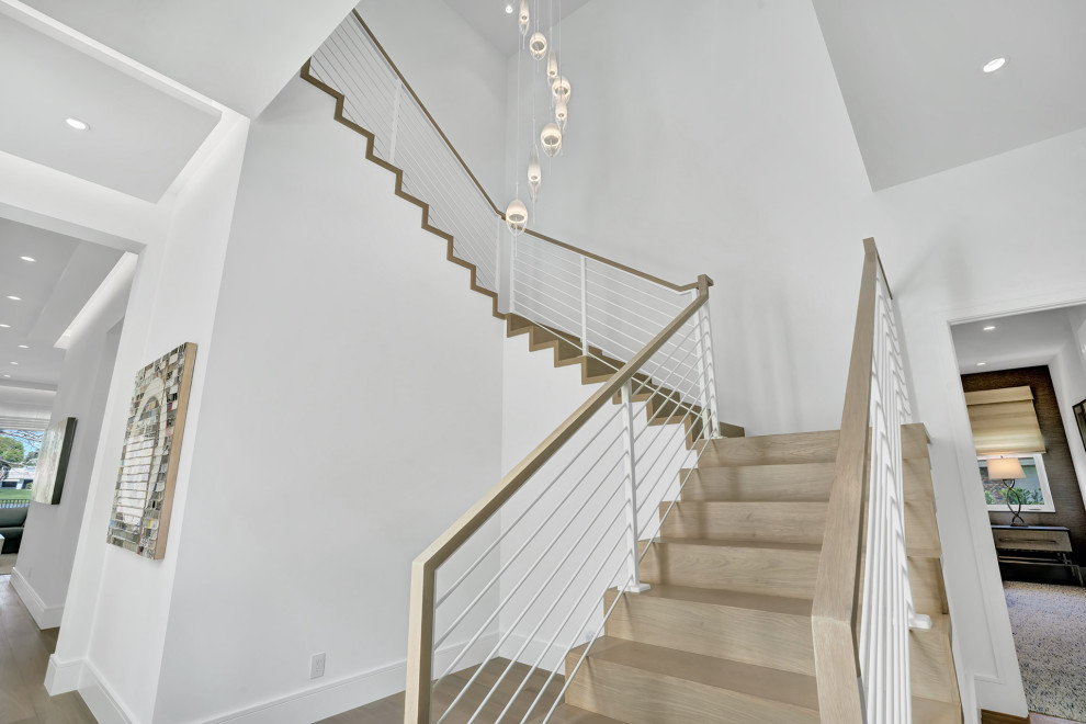 West Boca Boca Bath and Tennis Beach Style Staircase Miami by