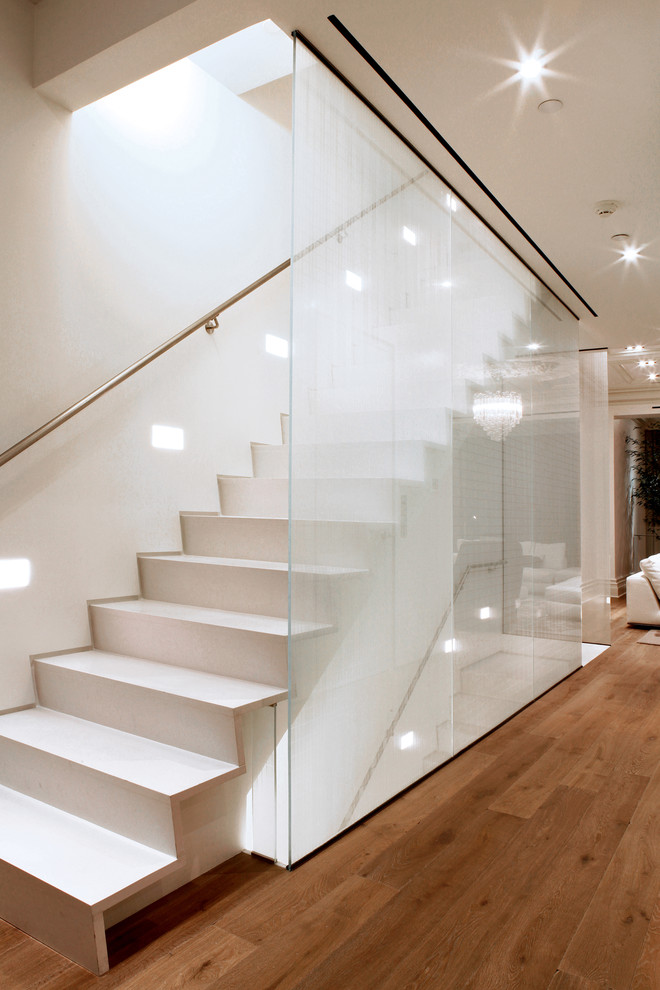 Inspiration for a modern staircase in New York.