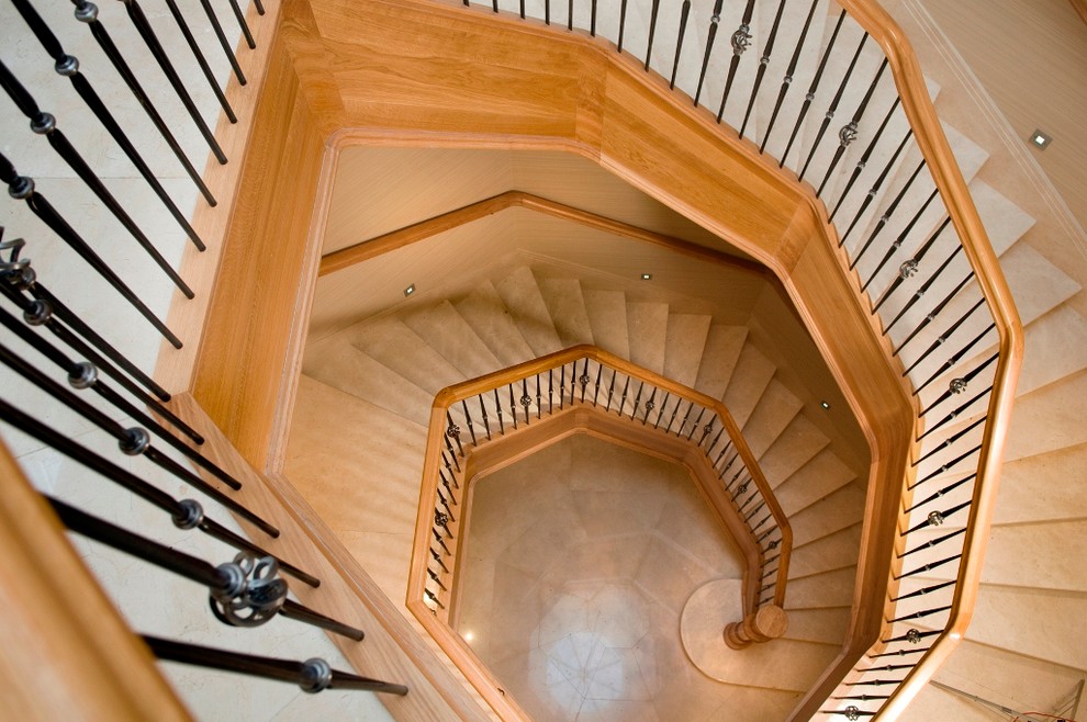 Inspiration for a timeless staircase remodel in Surrey