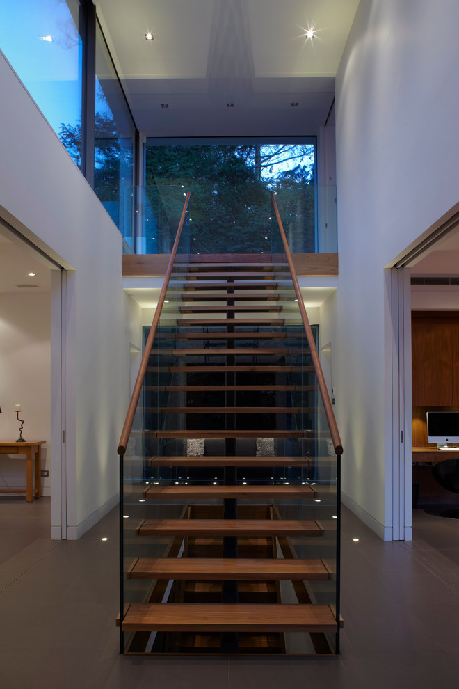 Example of a trendy staircase design in London