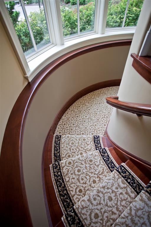 Inspiration for a classic staircase in Cleveland.