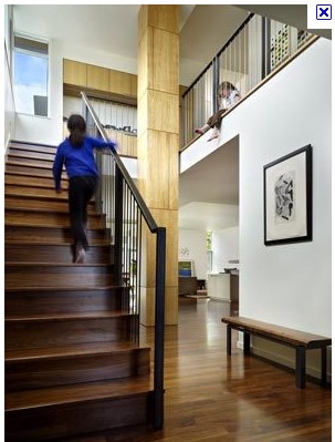 Staircase - modern staircase idea in Minneapolis