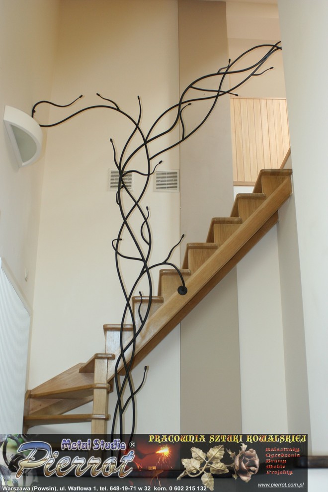 Inspiration for an eclectic staircase remodel in Other