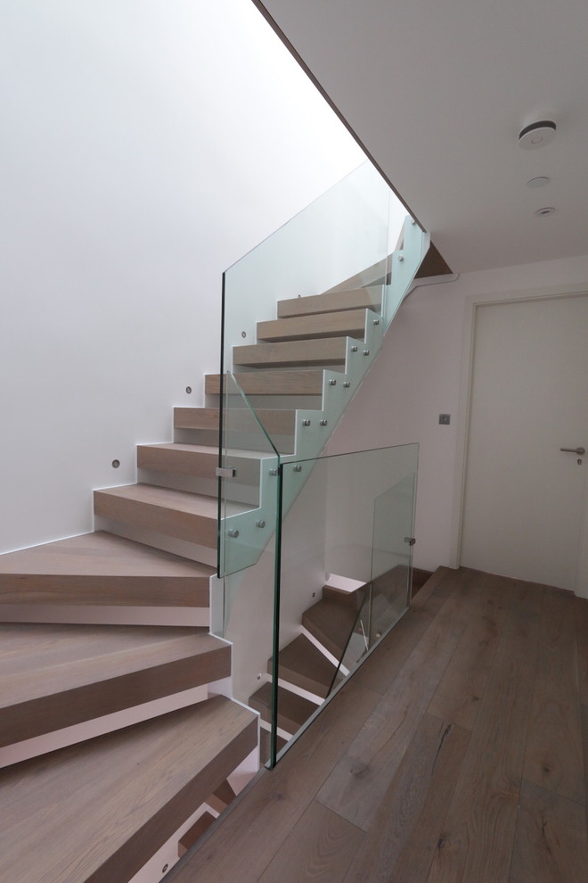 Zigzag and cantilever staircases. - Contemporary - Staircase - London ...