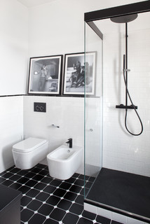 71 Cool Black And White Bathroom Design Ideas - DigsDigs