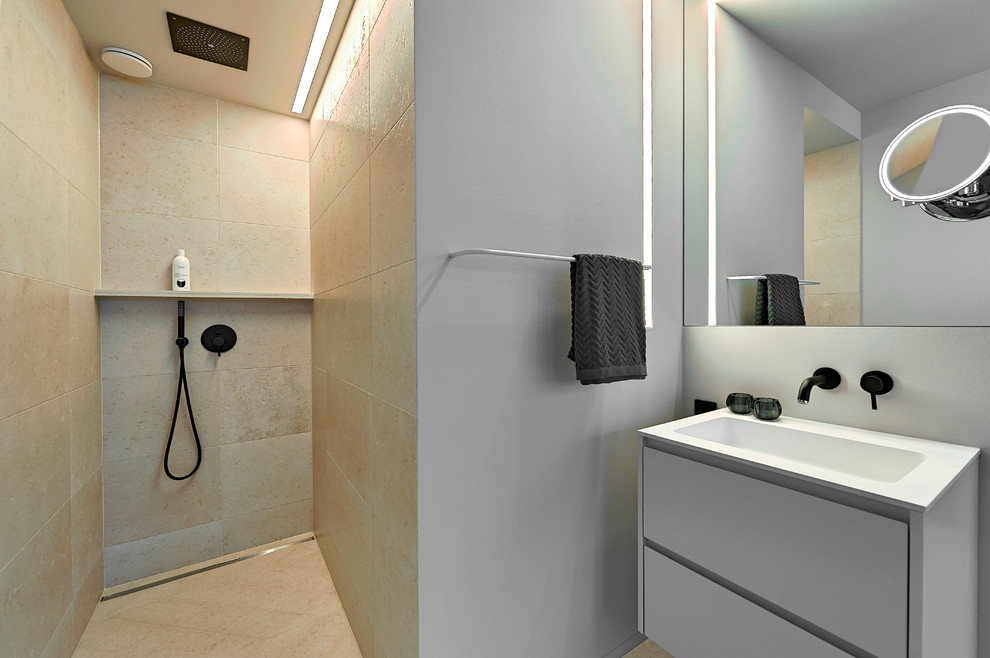 Idee per una stanza da bagno contemporanea