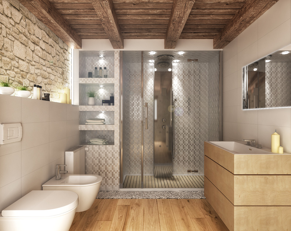 Idéer för rustika badrum