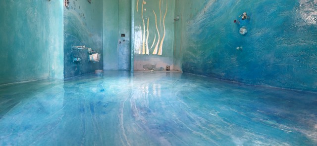 Bagni in Resina:il mare in un bagno - Contemporary - Bathroom - Rome ...