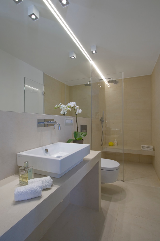 Inspiration for a contemporary bathroom remodel in Milan