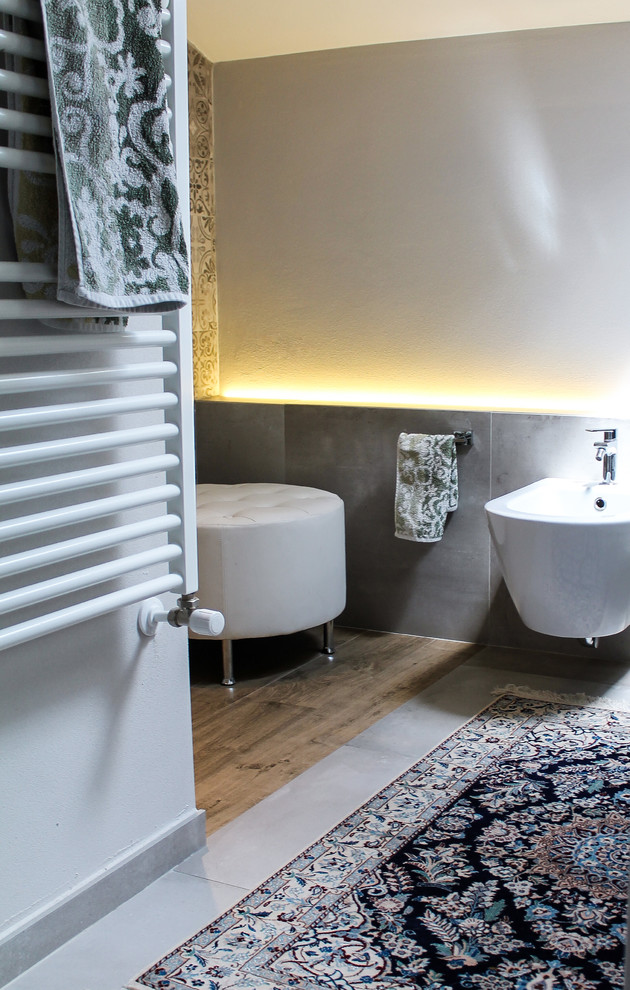 Idee per una stanza da bagno eclettica di medie dimensioni