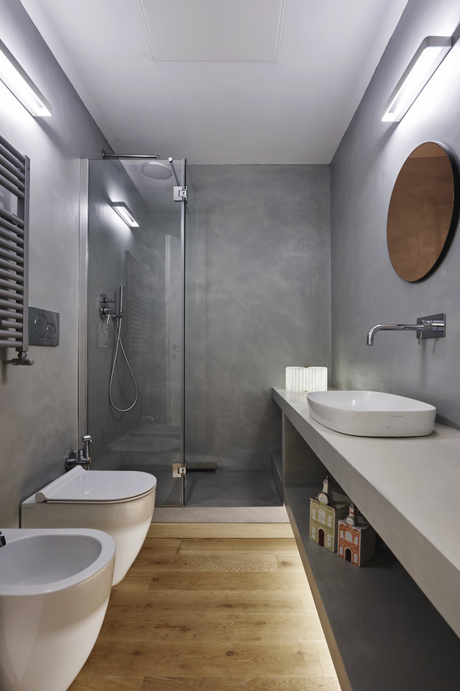 Idee per una stanza da bagno minimal