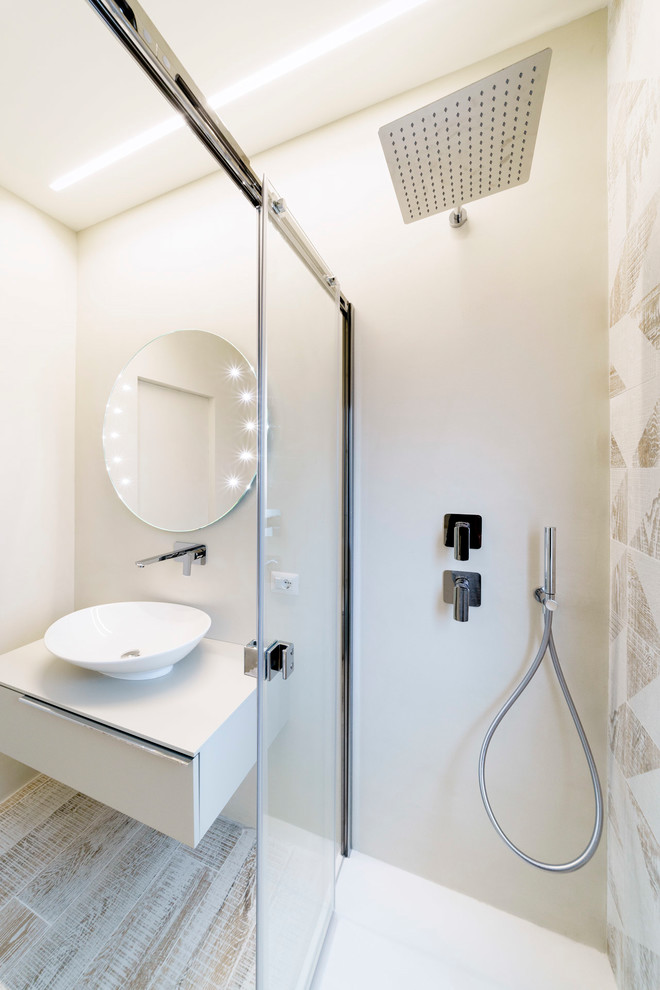 Idee per una stanza da bagno nordica di medie dimensioni