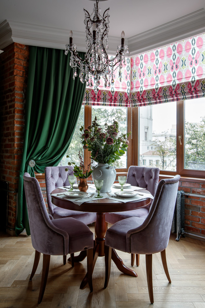 Traditional dining room in Yekaterinburg.