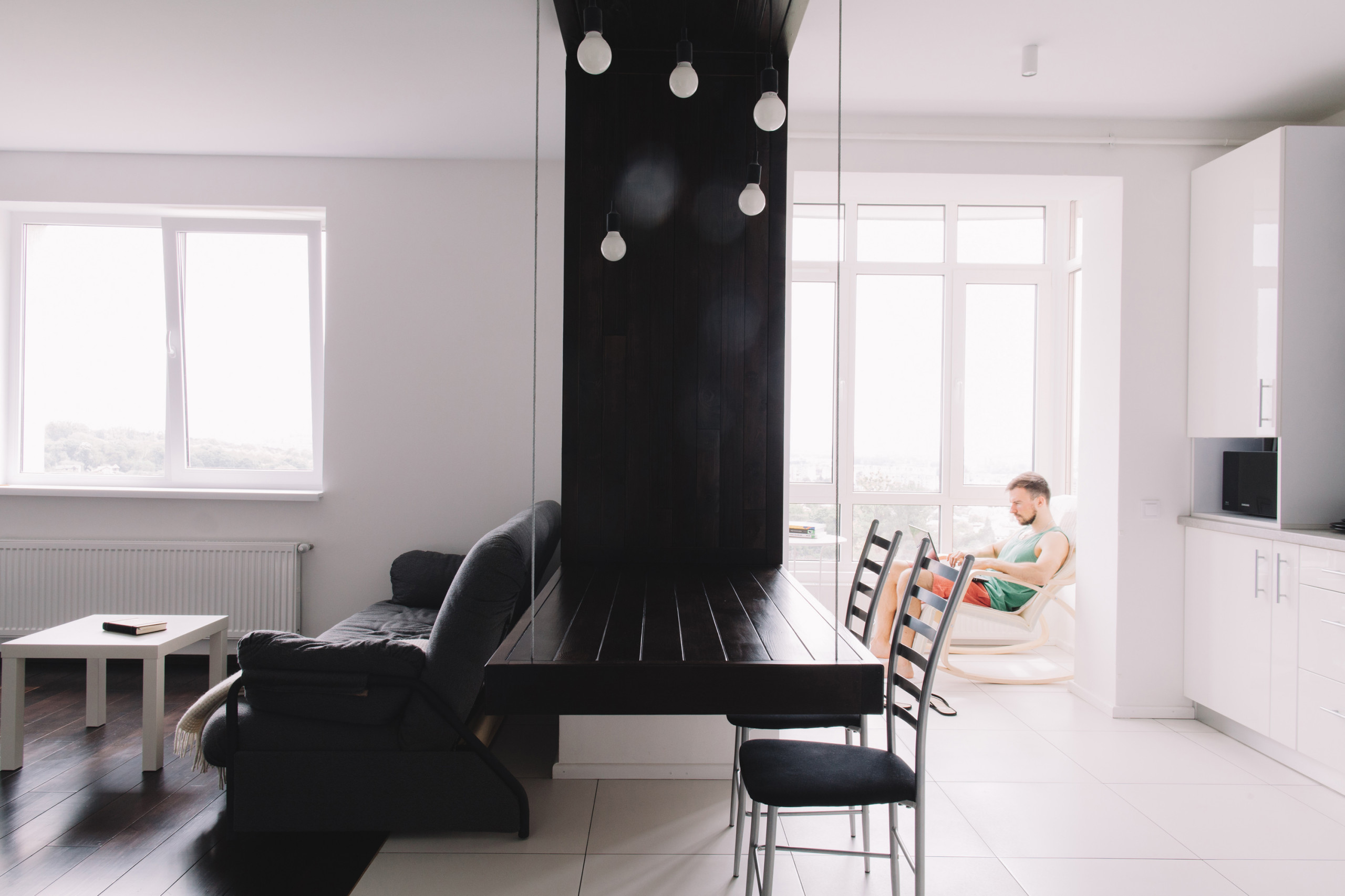 Дизайн квартиры 50 квадратных метров: фото интерьера однокомнатной и двухкомнатной квартир