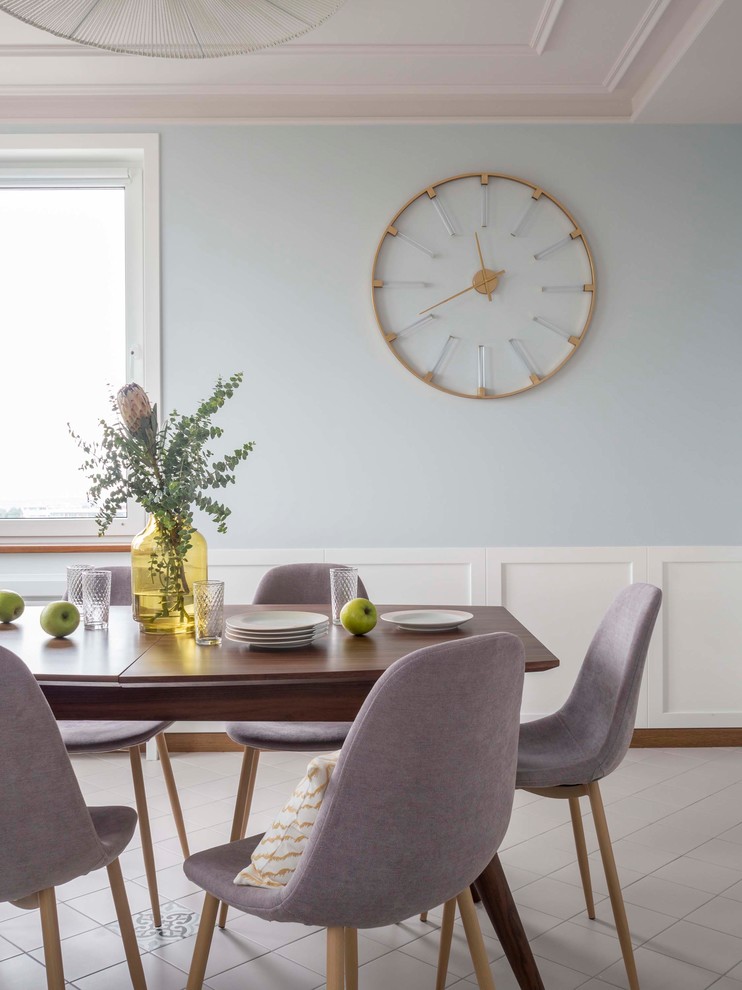 Photo of a scandi dining room in Other.