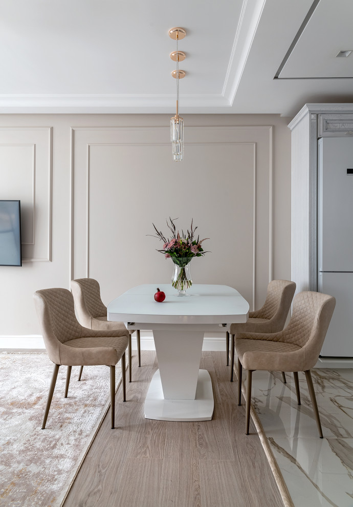 Inspiration for a contemporary dining room in Other.