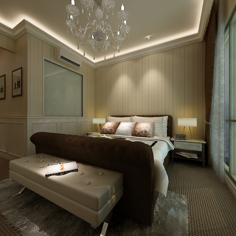 Foto di una camera da letto vittoriana