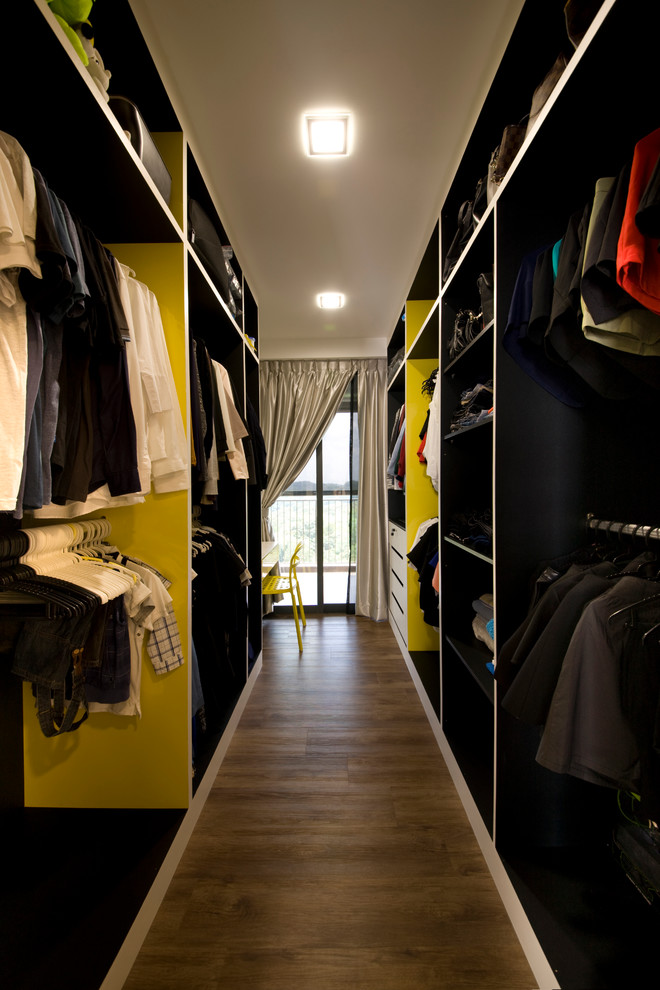 Photo of a contemporary wardrobe in Singapore.
