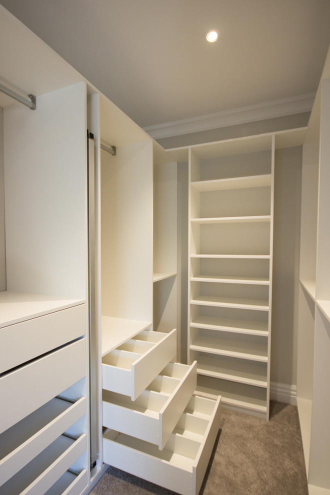 Modern Walk In Wardrobe Modern Closet Wellington by Stash Houzz