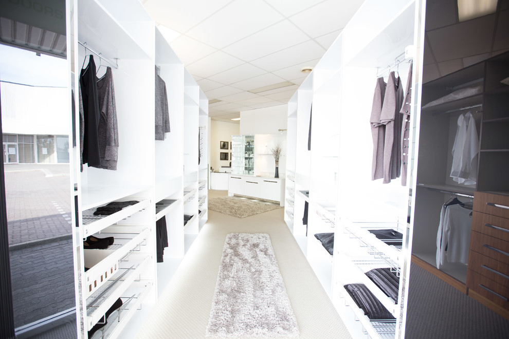 Modern Walk Through Wardrobe Modern Closet Perth by Alliance Robes Houzz