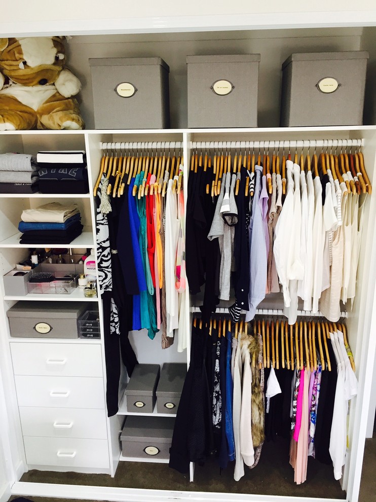 Closet - mid-sized modern closet idea in Sydney