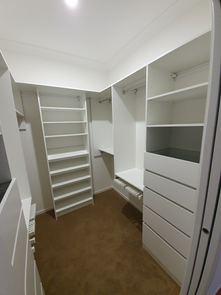 Walk in Wardrobes White Modern Wardrobe Gold Coast Tweed by
