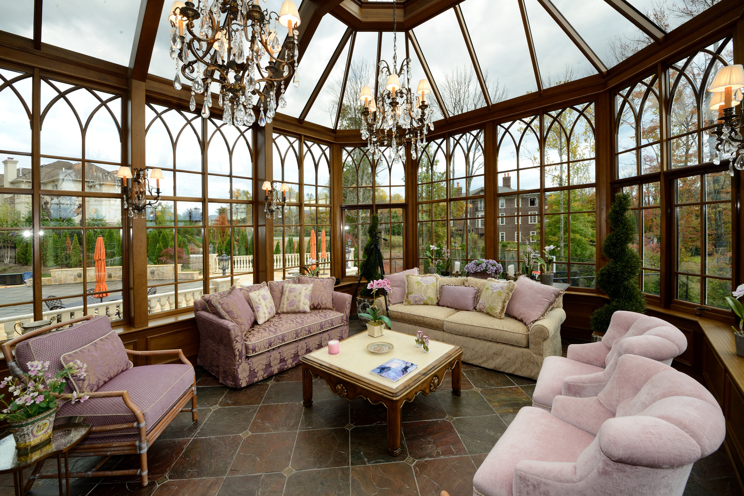 Foton och inredningsidéer för uterum, med glastak - October 2021 