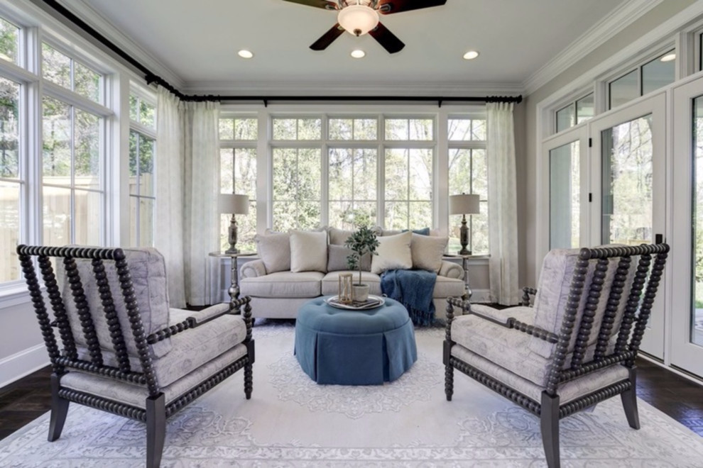Example of a transitional sunroom design in DC Metro