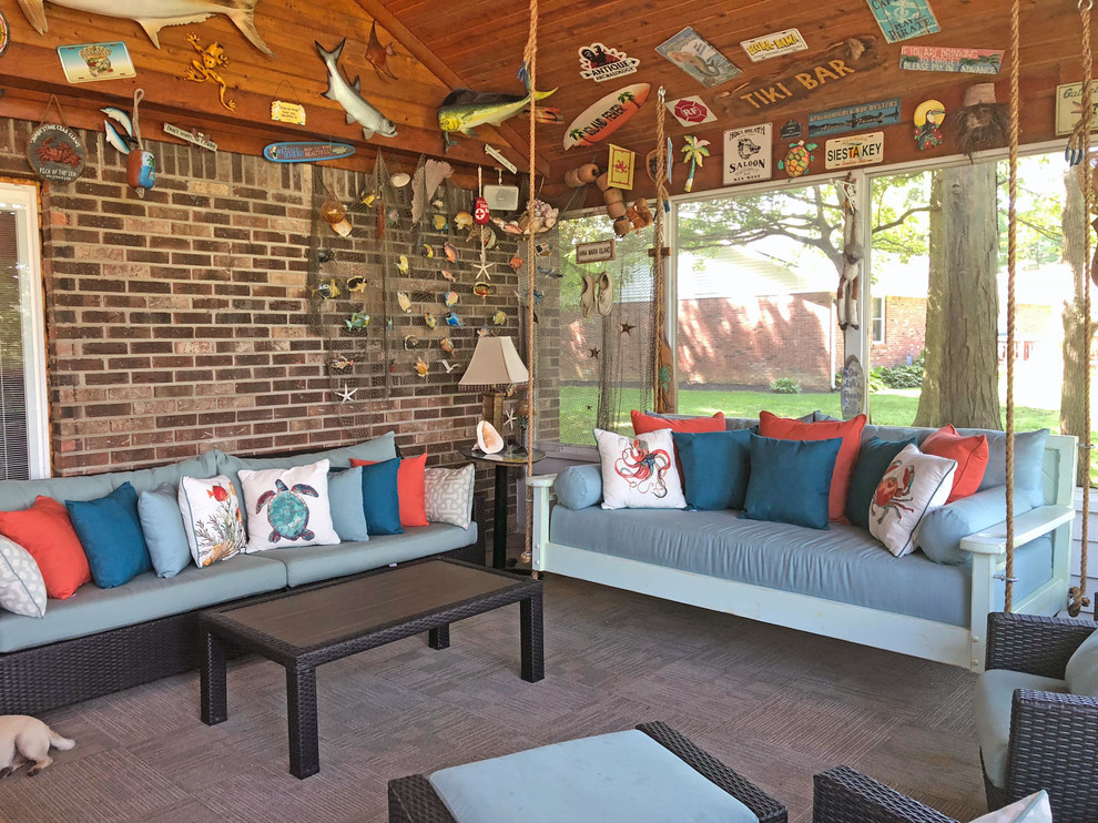 Beach style conservatory in Indianapolis.