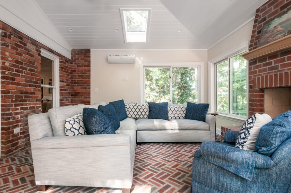 Beautiful Brick Floor Sunroom Traditional Sunroom Atlanta by
