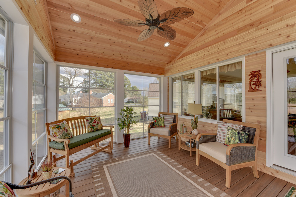 Western Branch Sunroom Addition Craftsman Sunroom Other by