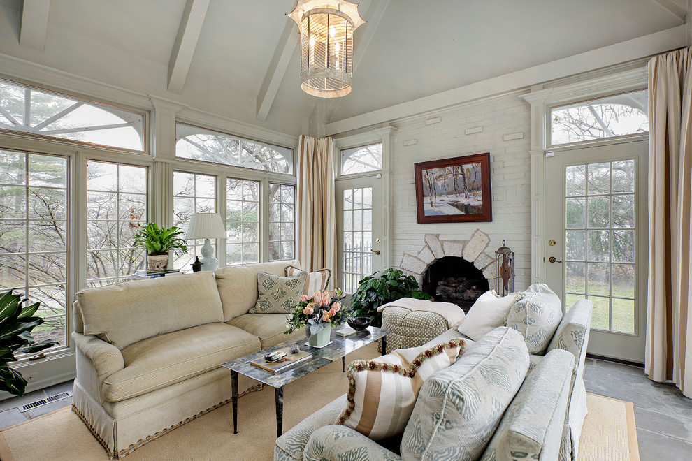 This is an example of a traditional conservatory in Chicago.
