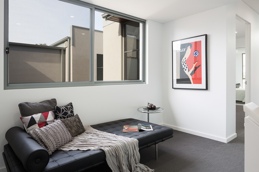 Mid-sized minimalist sunroom photo in Sydney